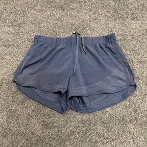 Adidas Shorts Womens Size M Blue Climacool Running Athletic Mesh 3 Inch Inseam